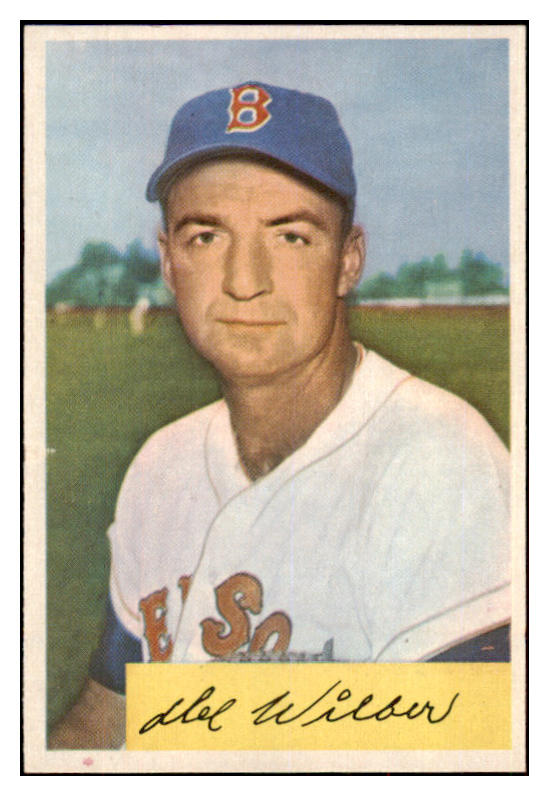 1954 Bowman Baseball #178 Del Wilber Red Sox NR-MT 497742