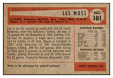 1954 Bowman Baseball #181 Les Moss Orioles NR-MT 497746