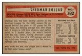 1954 Bowman Baseball #182 Sherm Lollar White Sox NR-MT 497747