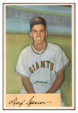 1954 Bowman Baseball #185 Daryl Spencer Giants NR-MT 497750