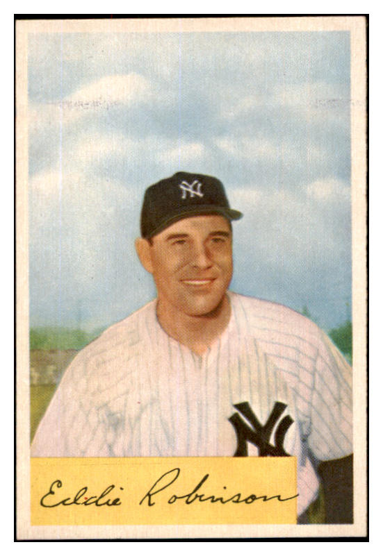 1954 Bowman Baseball #193 Eddie Robinson Yankees NR-MT 497759