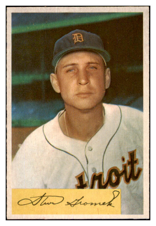 1954 Bowman Baseball #199 Steve Gromek Tigers NR-MT 497765