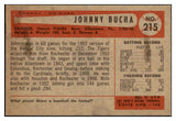1954 Bowman Baseball #215 Johnny Bucha Tigers NR-MT 497782