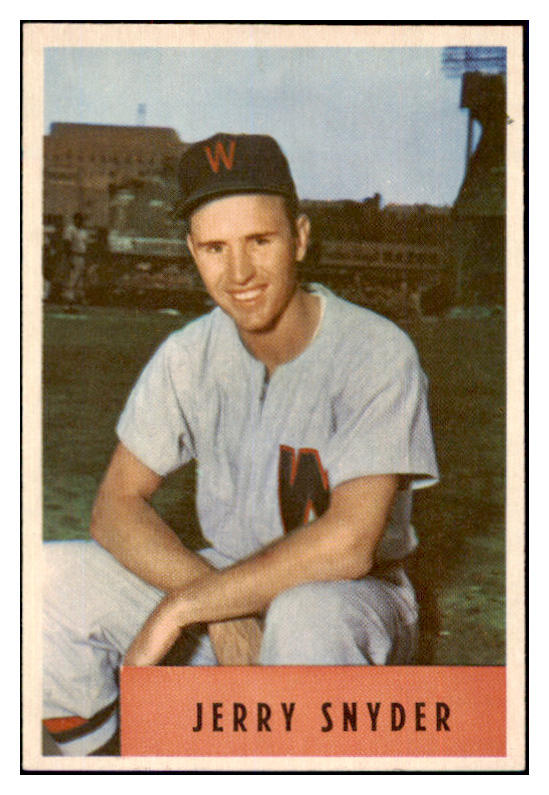 1954 Bowman Baseball #216 Jerry Snyder Senators NR-MT 497783
