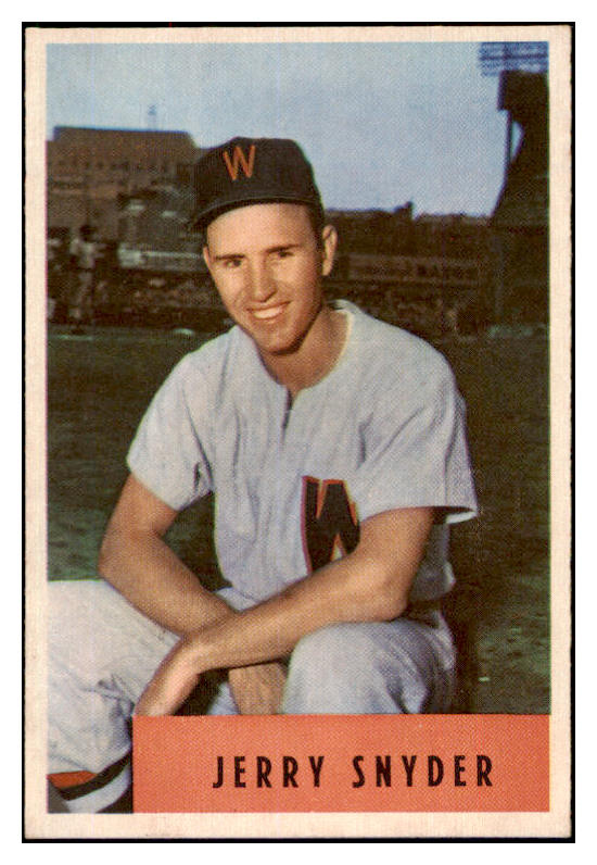 1954 Bowman Baseball #216 Jerry Snyder Senators NR-MT 497784