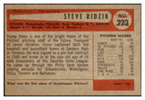 1954 Bowman Baseball #223 Steve Ridzik Phillies EX-MT 497792