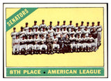 1966 Topps Baseball #194 Washington Senators Team EX-MT 497798