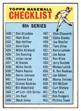 1966 Topps Baseball #444 Checklist 6 EX-MT 497799