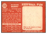 1958 Topps Football #120 Raymond Berry Colts VG 497806