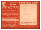 1958 Topps Football #120 Raymond Berry Colts VG-EX 497807