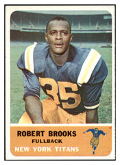 1962 Fleer Football #056 Robert Brooks Titans NR-MT 497813