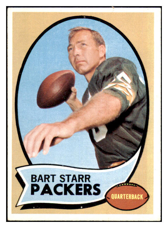1970 Topps Football #030 Bart Starr Packers EX-MT 497838