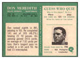 1966 Philadelphia Football #061 Don Meredith Cowboys EX-MT 497846