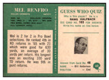 1966 Philadelphia Football #063 Mel Renfro Cowboys EX-MT 497847