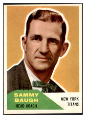 1960 Fleer Football #020 Sammy Baugh Titans EX-MT 497852