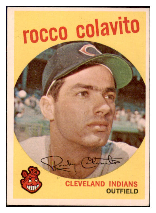 1959 Topps Baseball #420 Rocky Colavito Indians NR-MT 497861