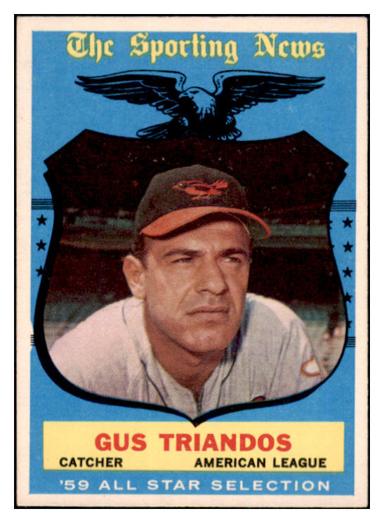 1959 Topps Baseball #568 Gus Triandos A.S. Orioles EX-MT 497878
