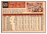 1959 Topps Baseball #523 Harry Bright Pirates EX-MT 497879