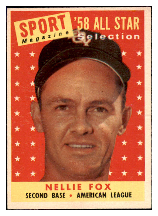 1958 Topps Baseball #479 Nellie Fox A.S. White Sox EX-MT 497890