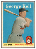 1958 Topps Baseball #040 George Kell Orioles EX-MT 497898