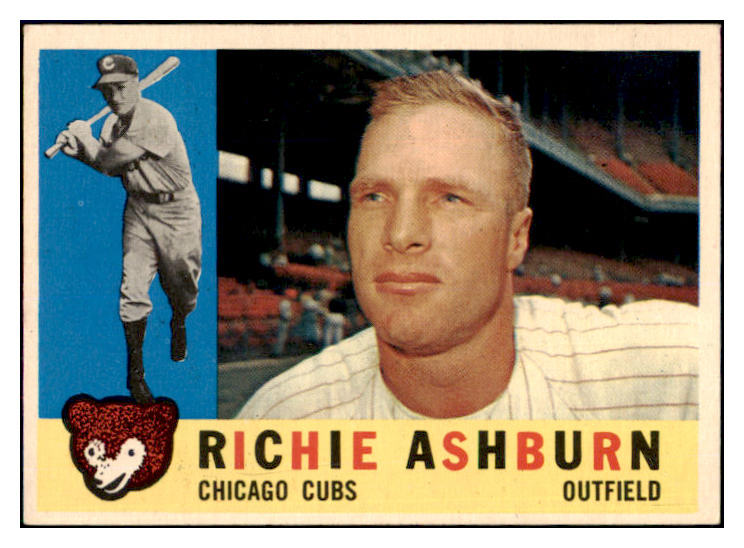1960 Topps Baseball #305 Richie Ashburn Cubs EX-MT 497900