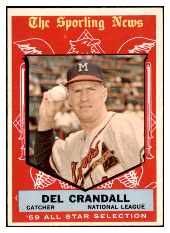 1959 Topps Baseball #567 Del Crandall A.S. Braves NR-MT 497921