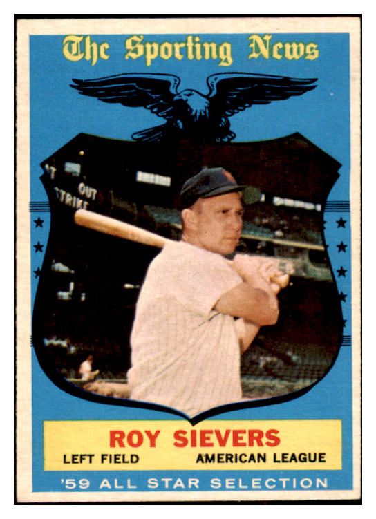 1959 Topps Baseball #566 Roy Sievers A.S. Senators NR-MT 497922