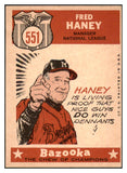 1959 Topps Baseball #551 Fred Haney A.S. Braves NR-MT 497923