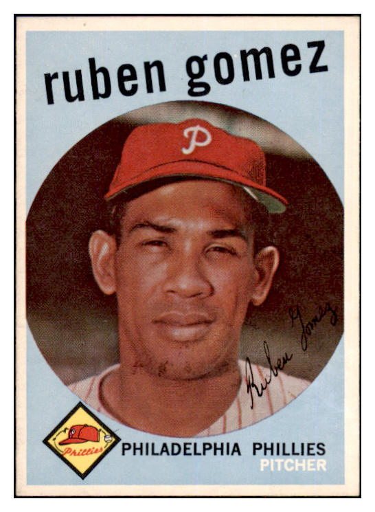 1959 Topps Baseball #535 Ruben Gomez Phillies NR-MT 497926