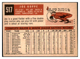 1959 Topps Baseball #517 Joe Koppe Phillies NR-MT 497929