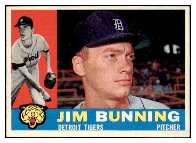 1960 Topps Baseball #502 Jim Bunning Tigers NR-MT 497944