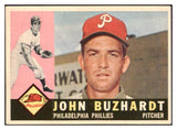 1960 Topps Baseball #549 John Buzhardt Phillies NR-MT 497952