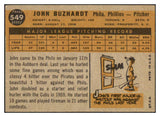 1960 Topps Baseball #549 John Buzhardt Phillies NR-MT 497952