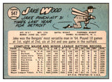 1965 Topps Baseball #547 Jake Wood Tigers EX-MT 497956