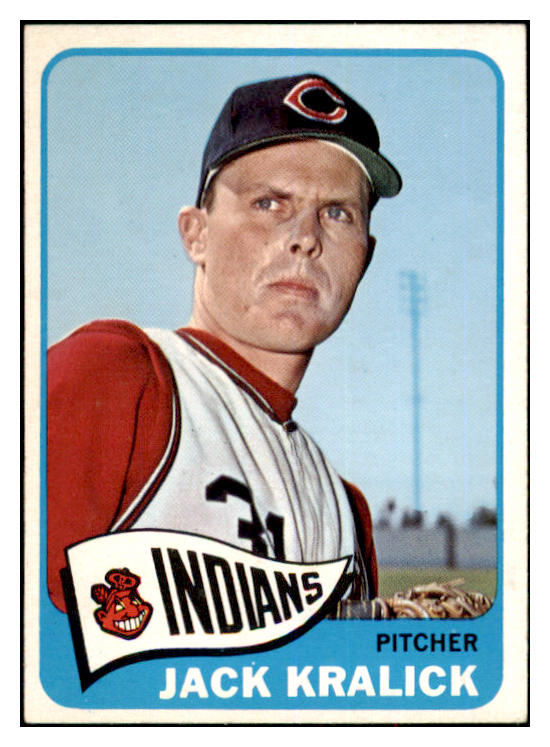 1965 Topps Baseball #535 Jack Kralick Indians NR-MT 497957