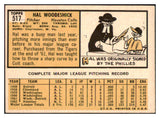 1963 Topps Baseball #517 Hal Woodeshick Colt .45s VG ink 497976