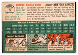 1954 Topps Baseball #005 Eddie Lopat Yankees EX-MT 497994