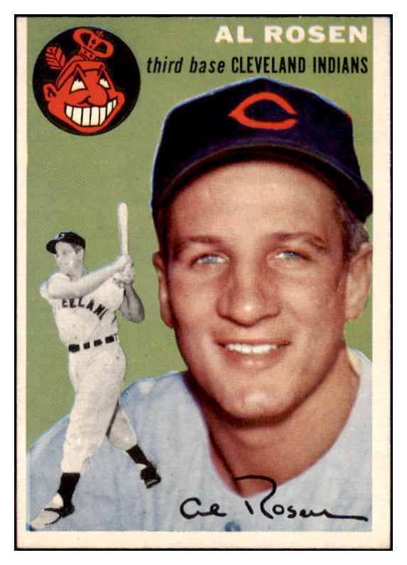 1954 Topps Baseball #015 Al Rosen Indians NR-MT 497996