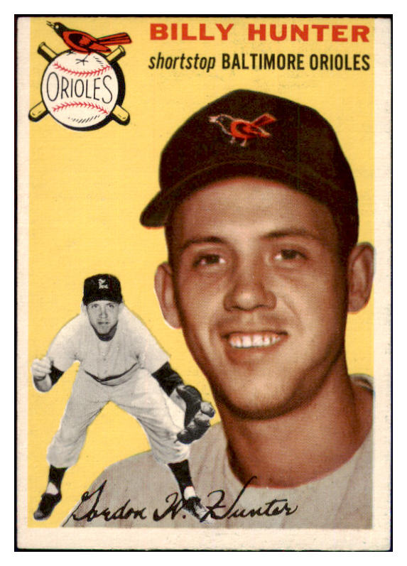 1954 Topps Baseball #048 Billy Hunter Orioles NR-MT 498002