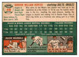 1954 Topps Baseball #048 Billy Hunter Orioles NR-MT 498002