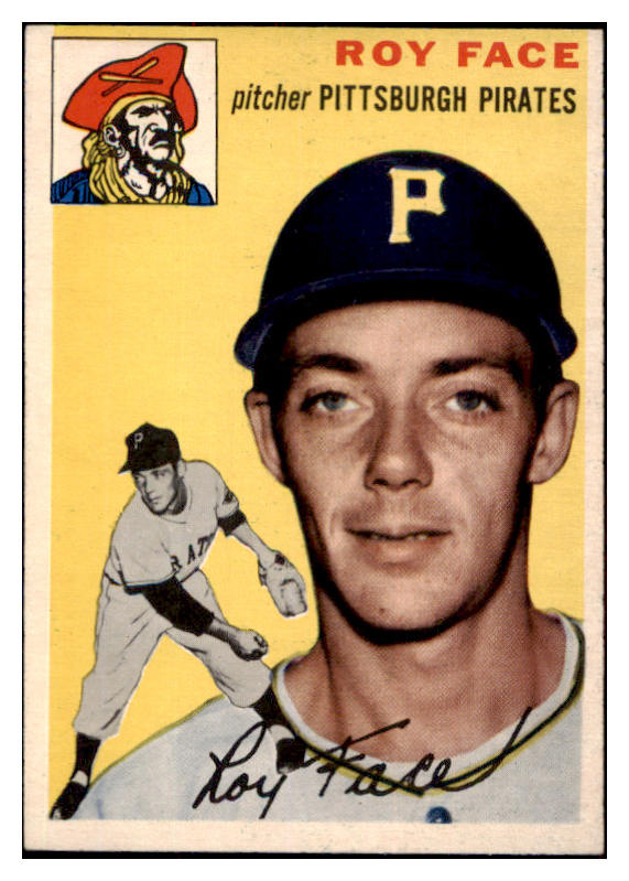 1954 Topps Baseball #087 Roy Face Pirates NR-MT 498009