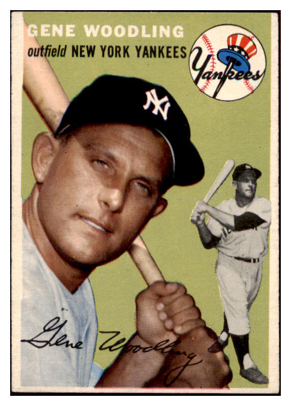 1954 Topps Baseball #101 Gene Woodling Yankees EX-MT 498012