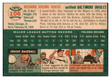 1954 Topps Baseball #106 Dick Kokos Orioles EX-MT 498014