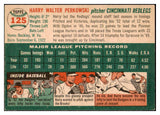 1954 Topps Baseball #125 Harry Perkowski Reds EX-MT 498020
