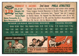 1954 Topps Baseball #129 Spook Jacobs A's EX-MT 498022