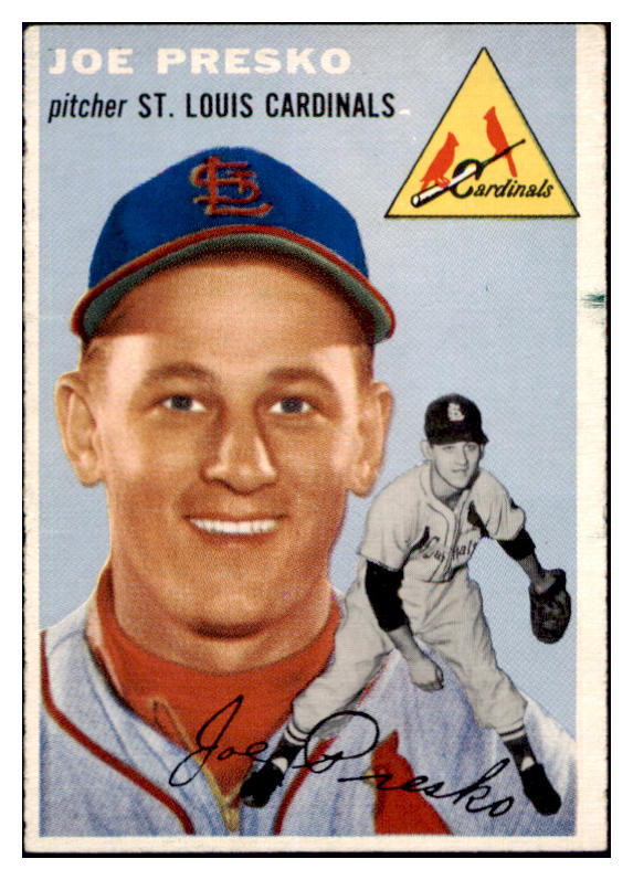 1954 Topps Baseball #135 Joe Presko Cardinals EX-MT 498026