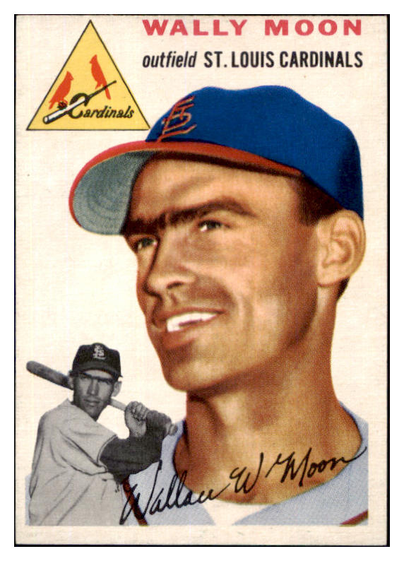 1954 Topps Baseball #137 Wally Moon Cardinals NR-MT 498028