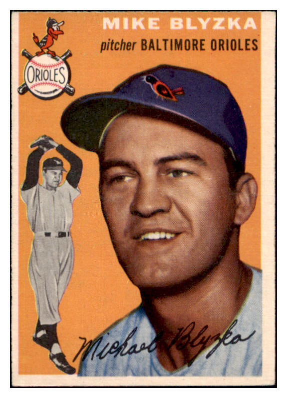 1954 Topps Baseball #152 Mike Blyzka Orioles EX-MT 498033