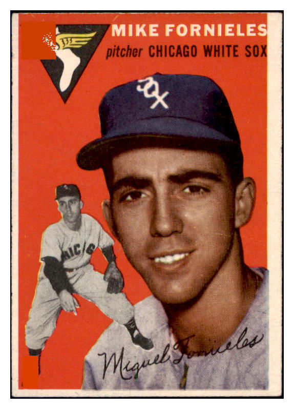 1954 Topps Baseball #154 Mike Fornieles White Sox EX-MT 498034