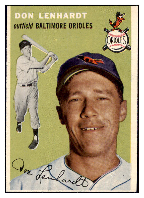 1954 Topps Baseball #157 Don Lenhardt Orioles EX-MT 498035